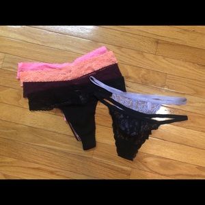 NWT: 6 pairs Victoria’s Secret thongs